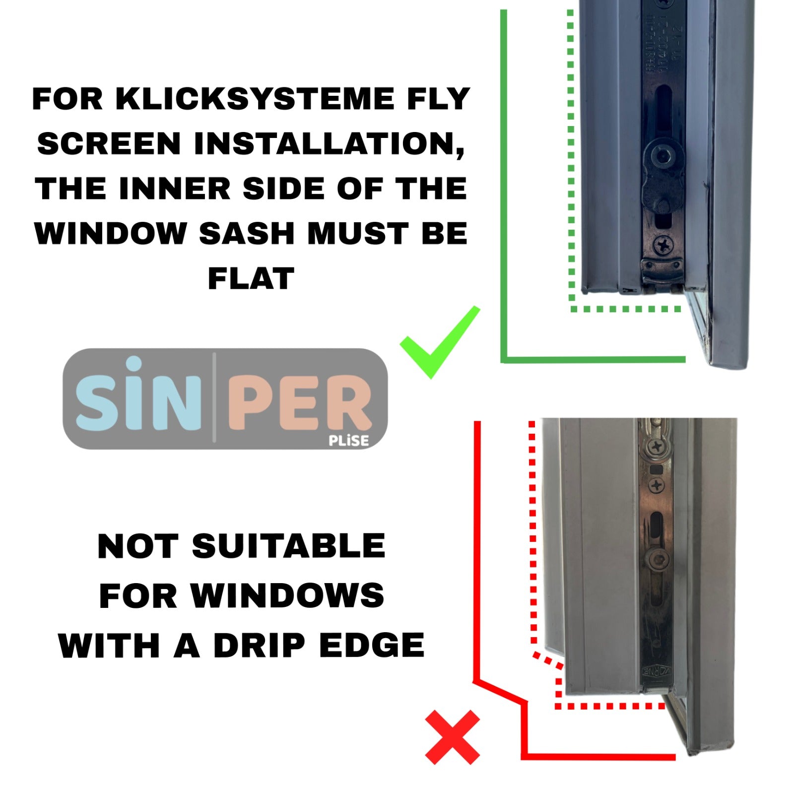 Klicksysteme Fly screens for windows and a hinged door frame